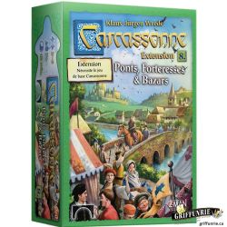 JEU CARCASSONNE - EXTENSION 8 : PONTS, FORTERESSES & BAZARS